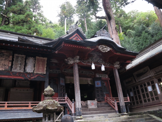 森に囲まれた関東の神社